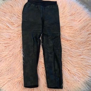 Girls Faux Leather Pants